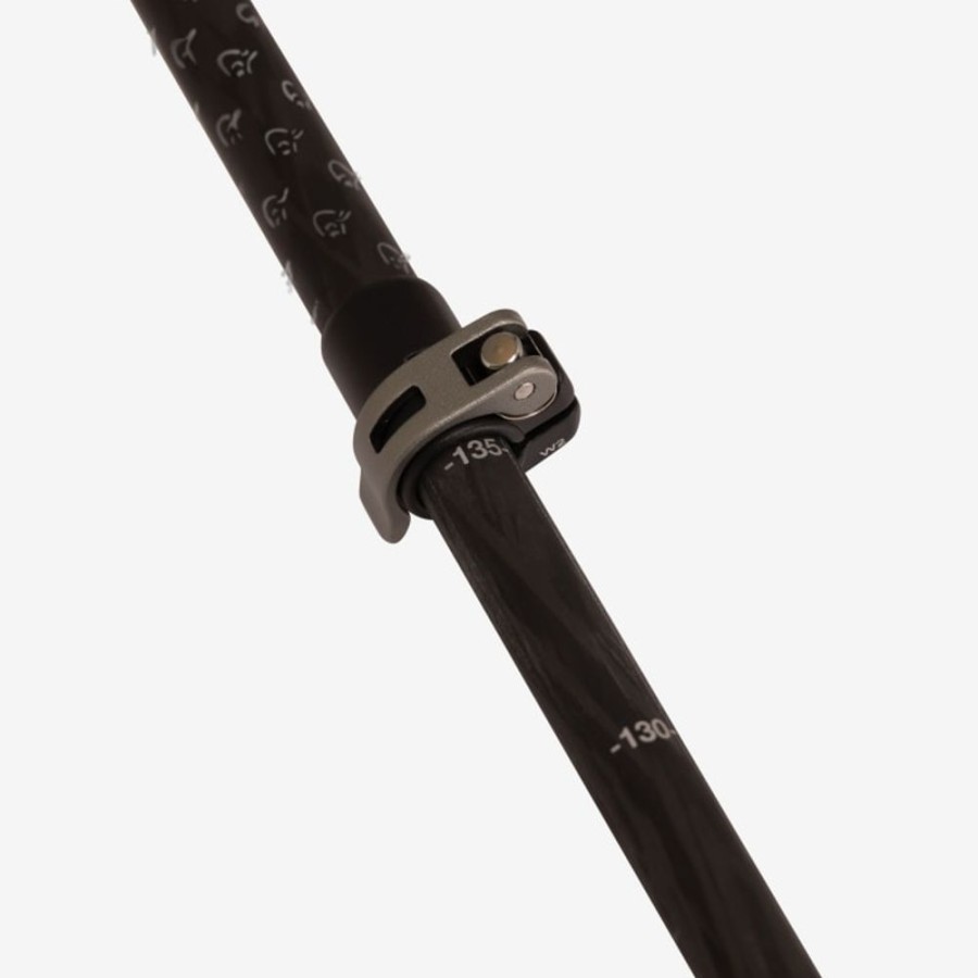 Skikjoring NORRONA  | Lofoten Adjustable Carbon Poles Caviar Black