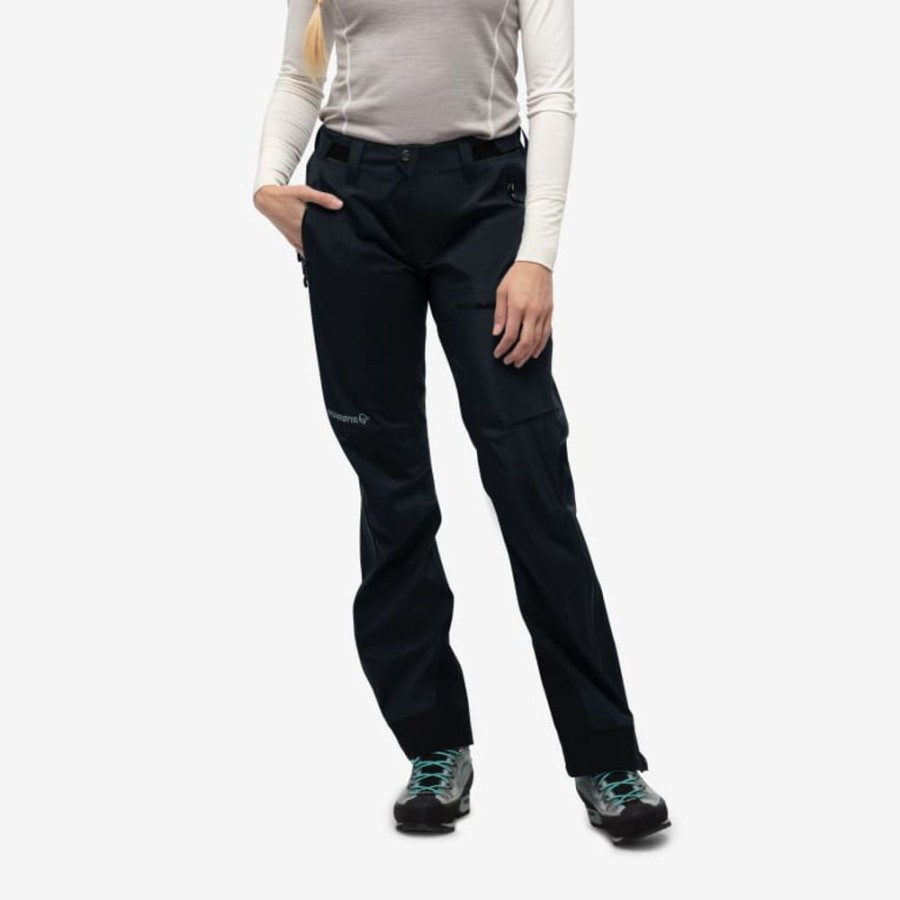 Dame NORRONA  | Falketind Gore-Tex Pants W'S Caviar Black
